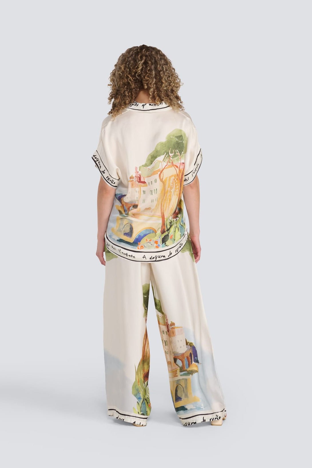 Italy Silk PantPosh Boutique
