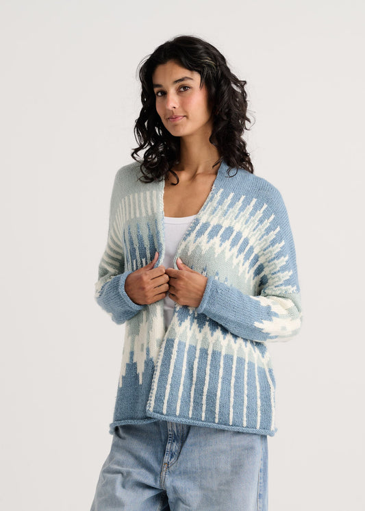 Jacquard CardiganSweatersPosh Boutique