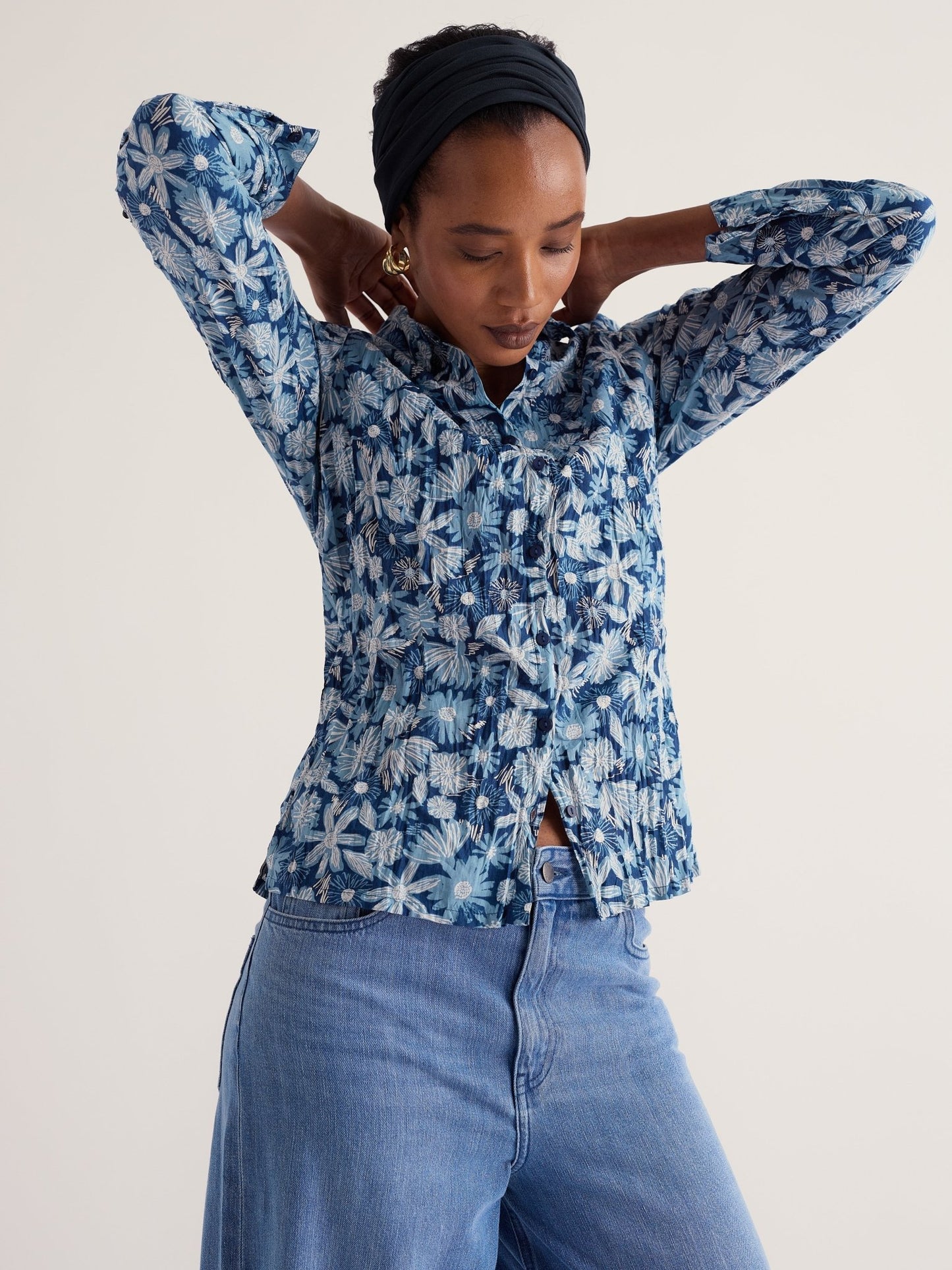 Larissa Sketchbook Blooms ShirtTopsPosh Boutique