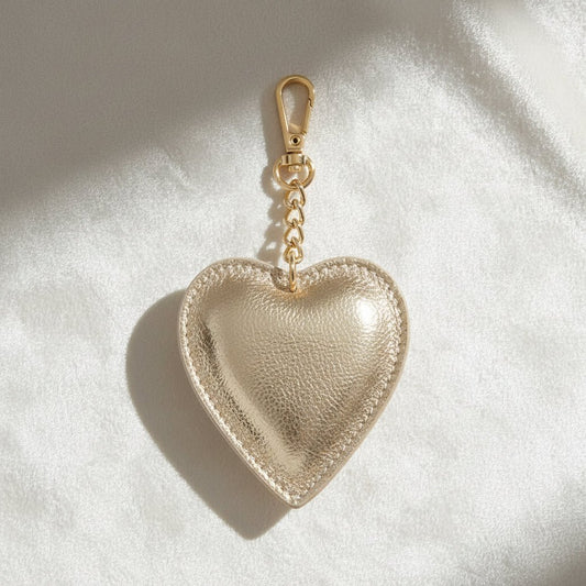 Leather Heart KeychainPosh Boutique