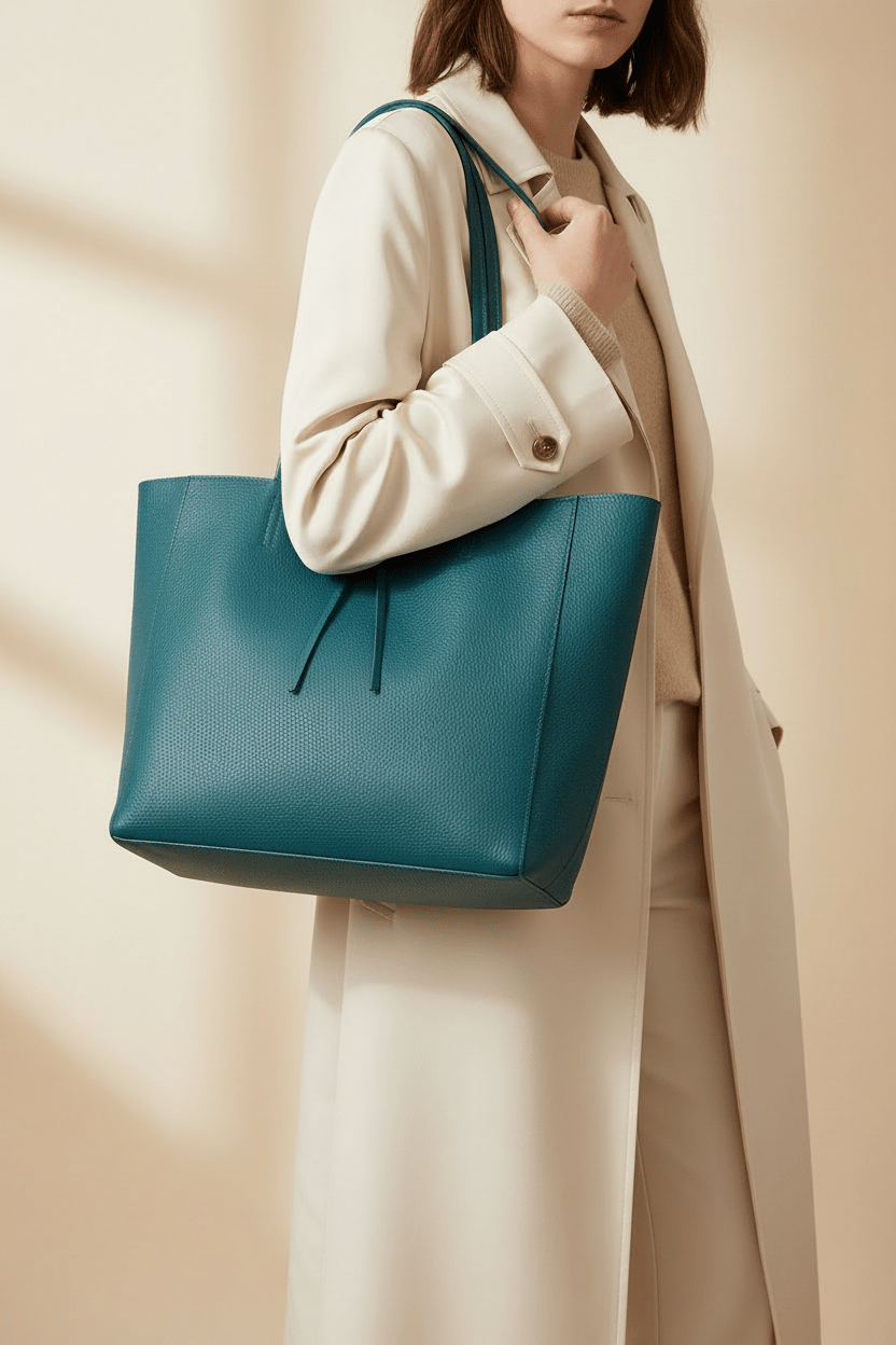 Leather Oversized Tote BagHandbagsPosh Boutique