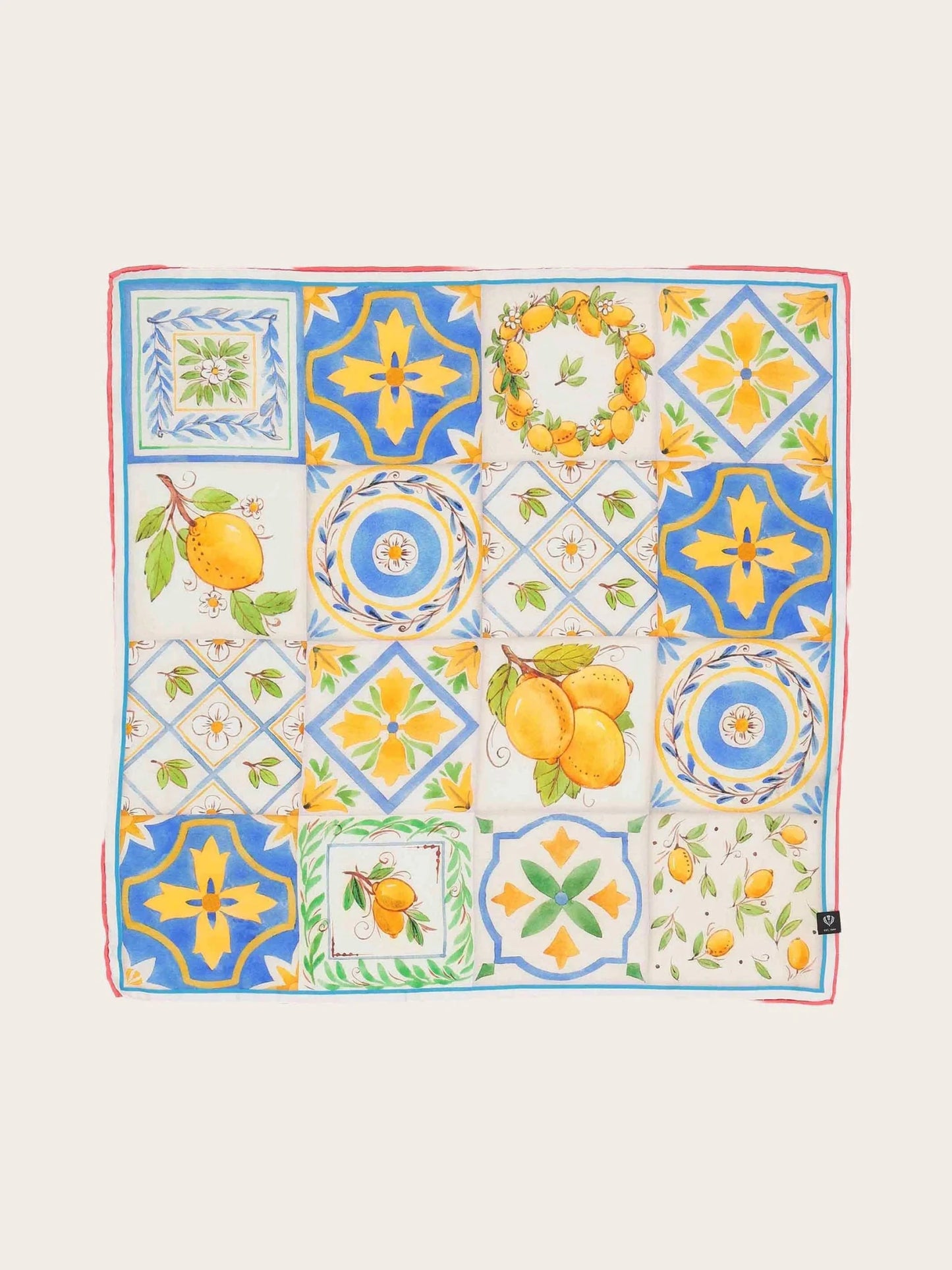 Lemon Silk ScarfScarvesPosh Boutique