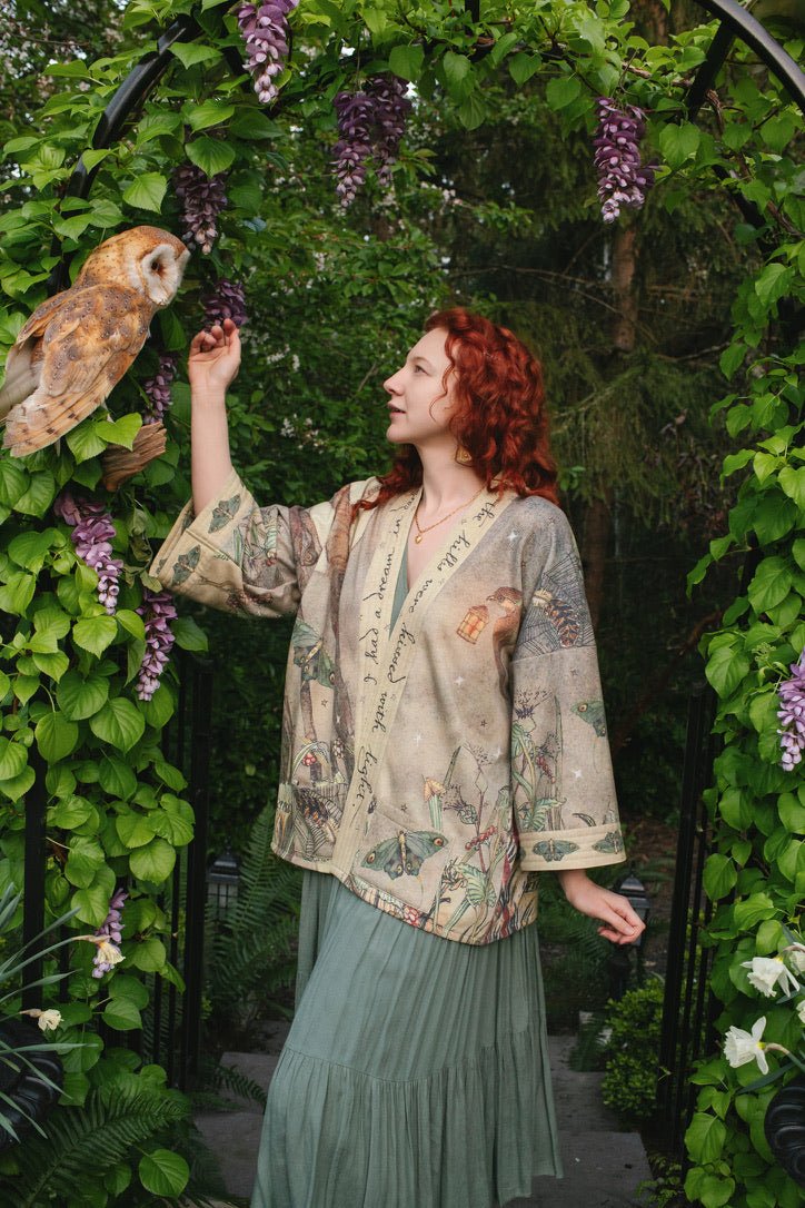Lovelight Fleece Cottage Kimono JacketJacketsPosh Boutique