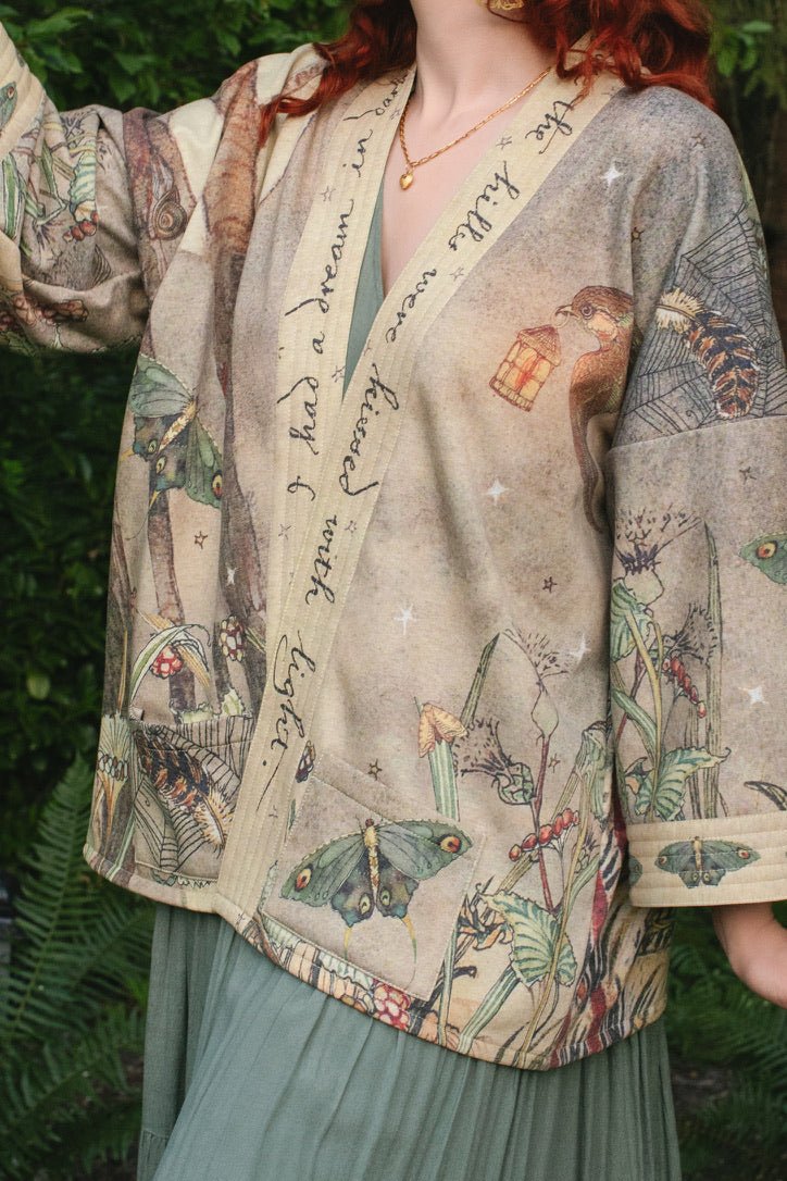 Lovelight Fleece Cottage Kimono JacketJacketsPosh Boutique