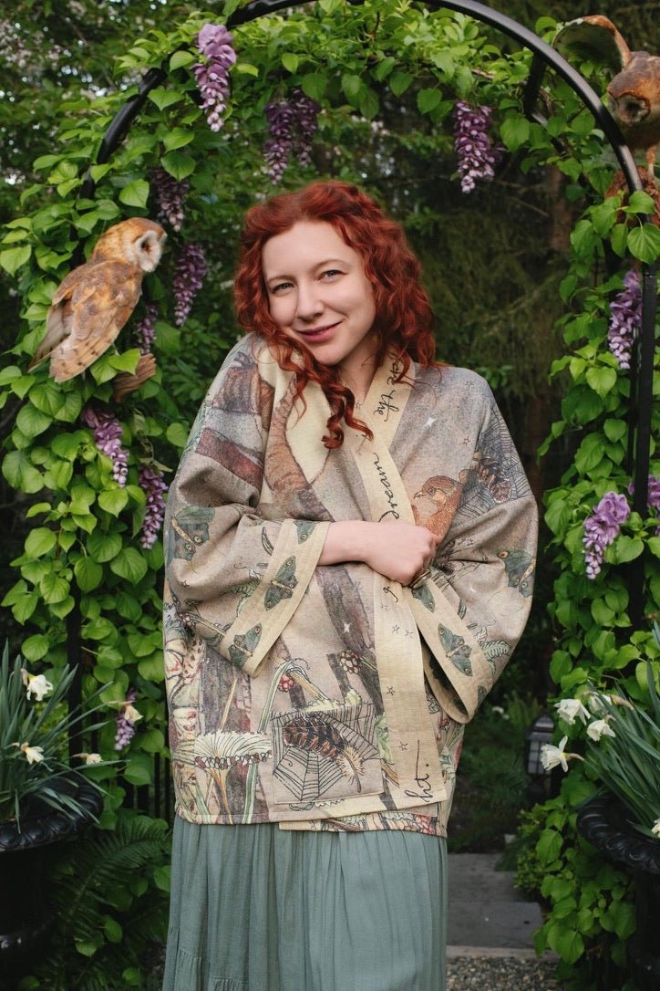 Lovelight Fleece Cottage Kimono JacketJacketsPosh Boutique