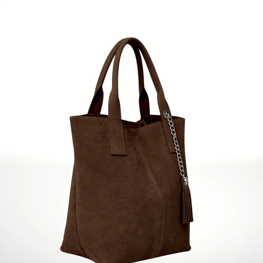 Marley Suede Tote BagHandbagsPosh Boutique