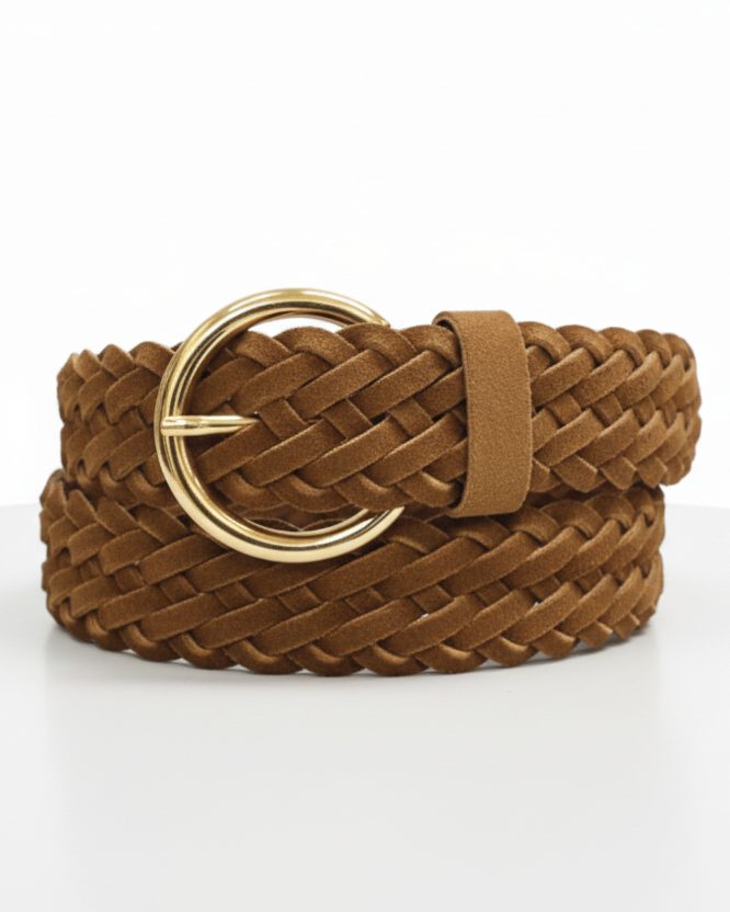 Medike Landes Braided Suede Belt 28600BeltsPosh Boutique