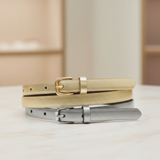 Metallic Sleek BeltBeltsPosh Boutique