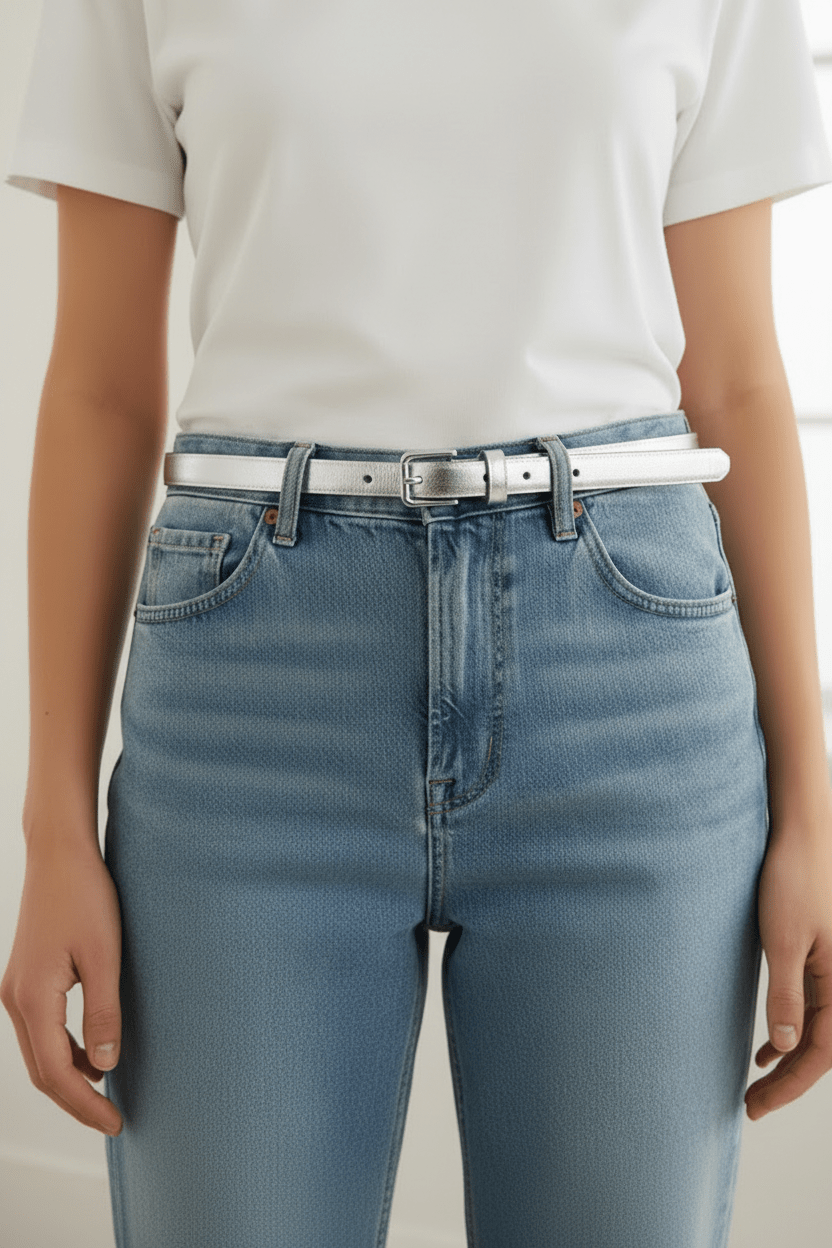 Metallic Sleek BeltBeltsPosh Boutique