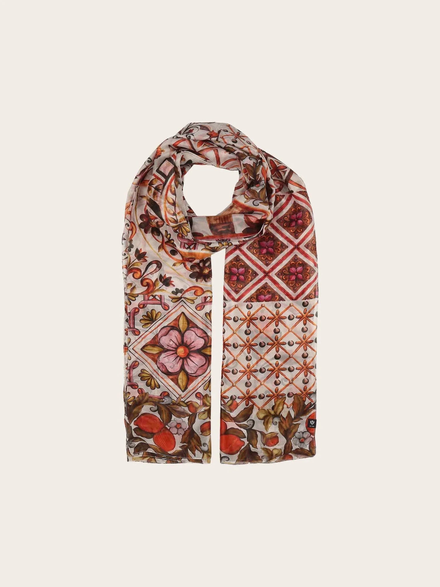 Mosaic Silk StoleScarvesPosh Boutique
