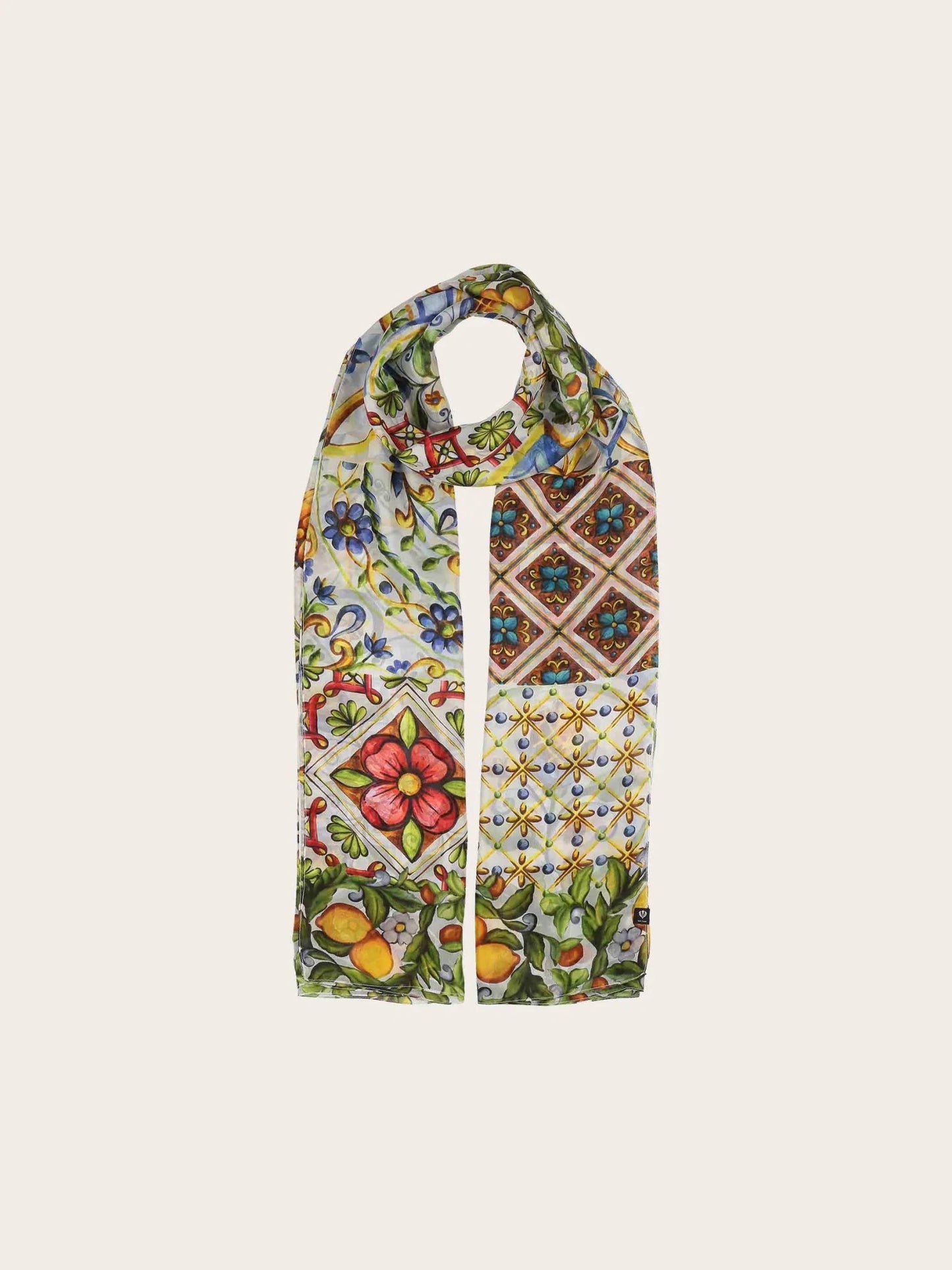 Mosaic Silk StoleScarvesPosh Boutique