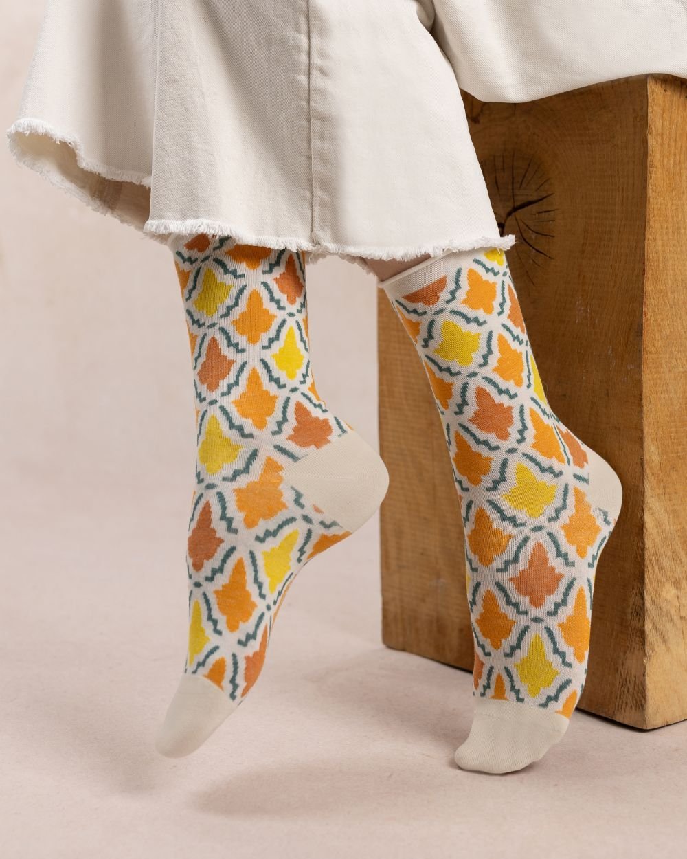 Mosaic SocksPosh Boutique