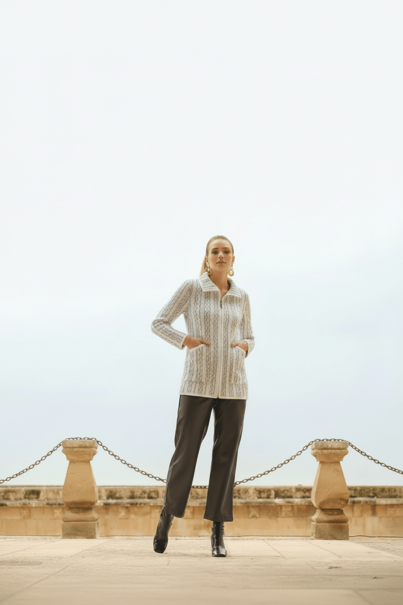 Nocturnal Waves Knit JacketJacketsPosh Boutique