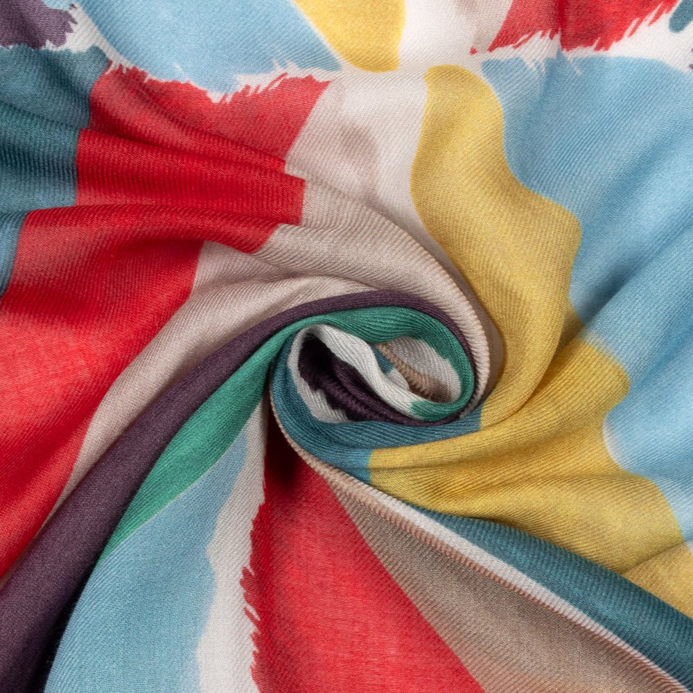Painted Chevron Square ScarfPosh Boutique