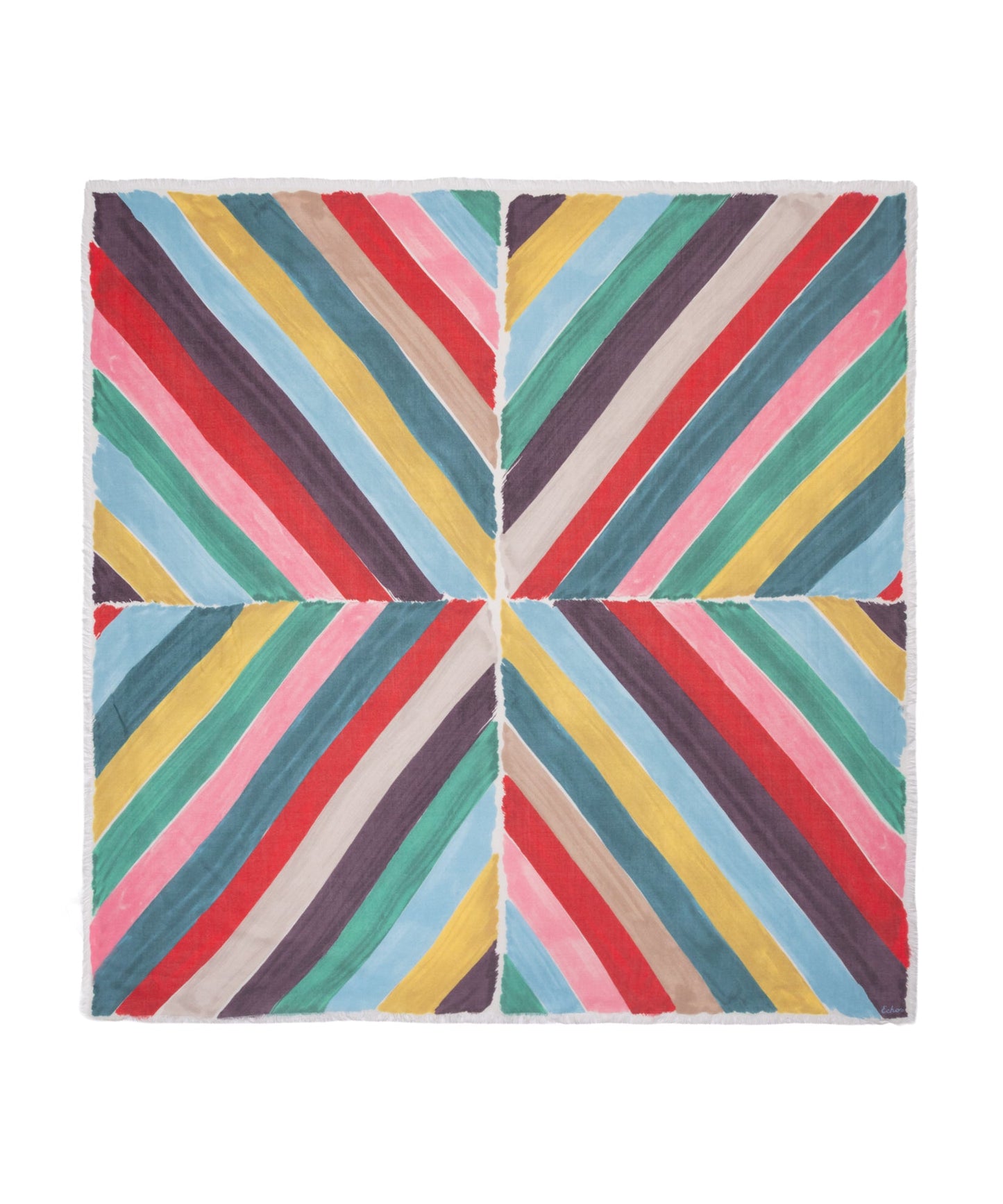 Painted Chevron Square ScarfPosh Boutique