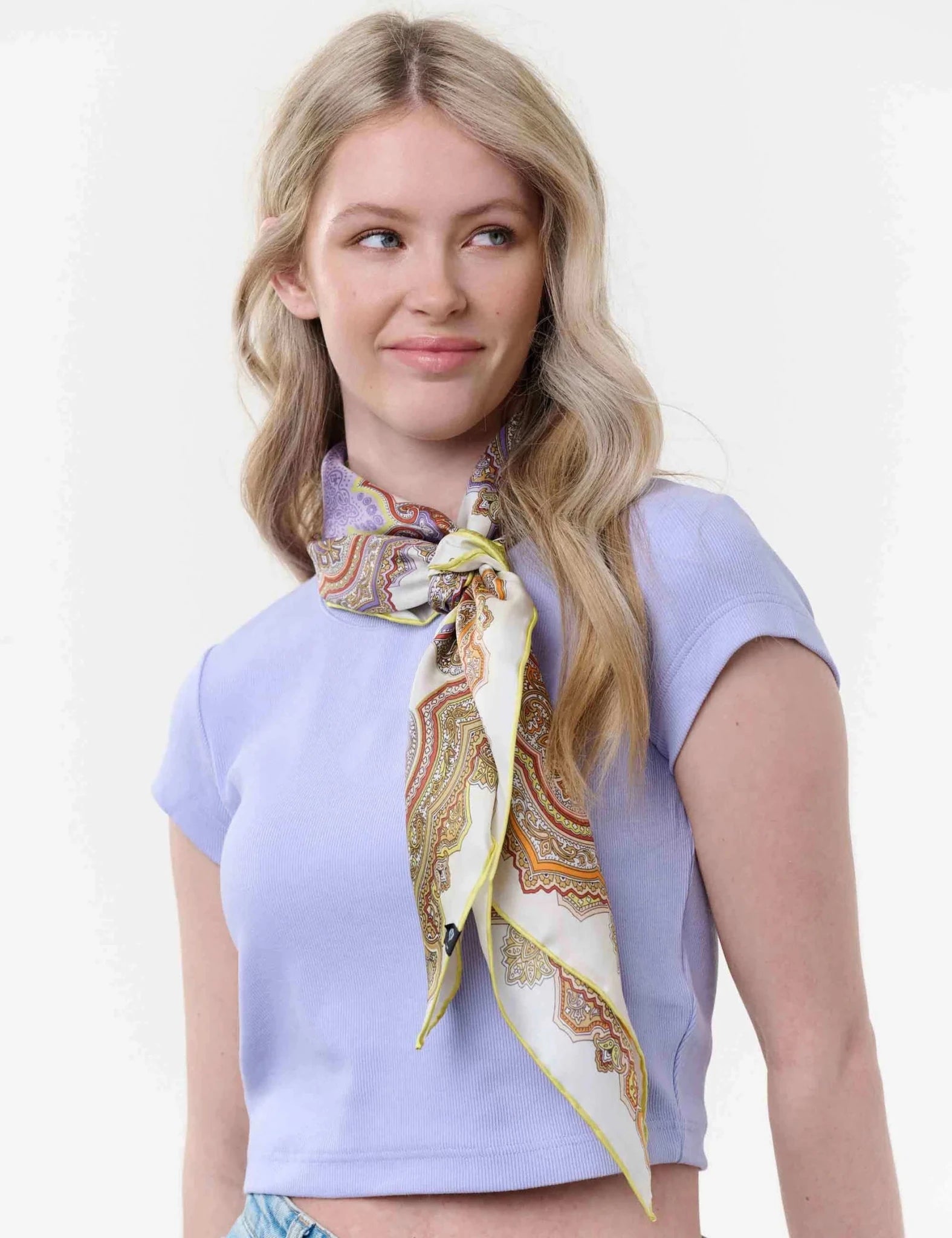 Paisley Silk SquareScarvesPosh Boutique
