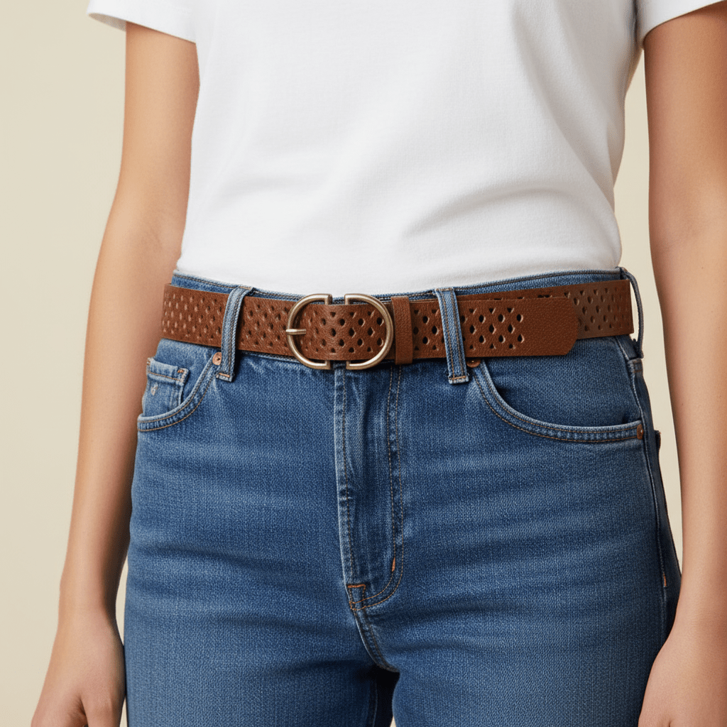 Perforation BeltBeltsPosh Boutique