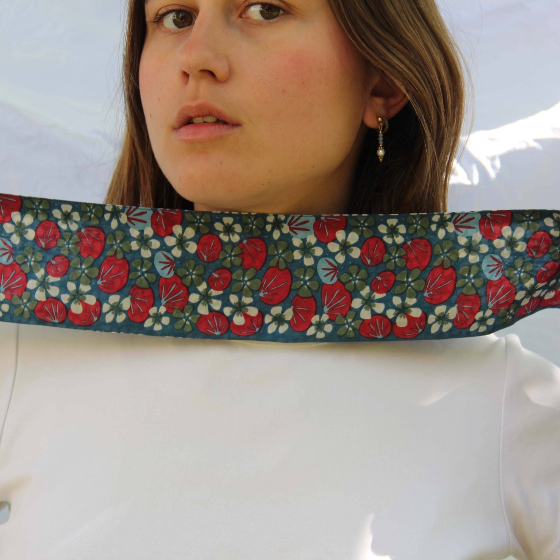 Petal Ribbon ScarfScarvesPosh Boutique