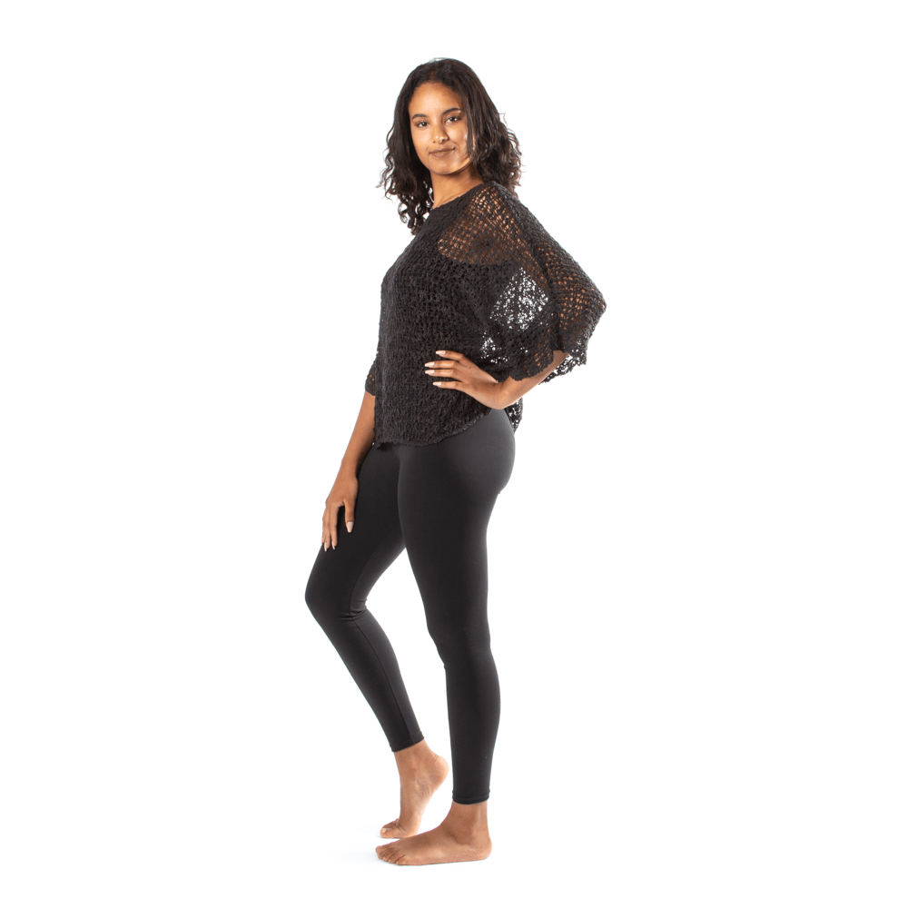 Popcorn Knit Charcoal TopTopsPosh Boutique