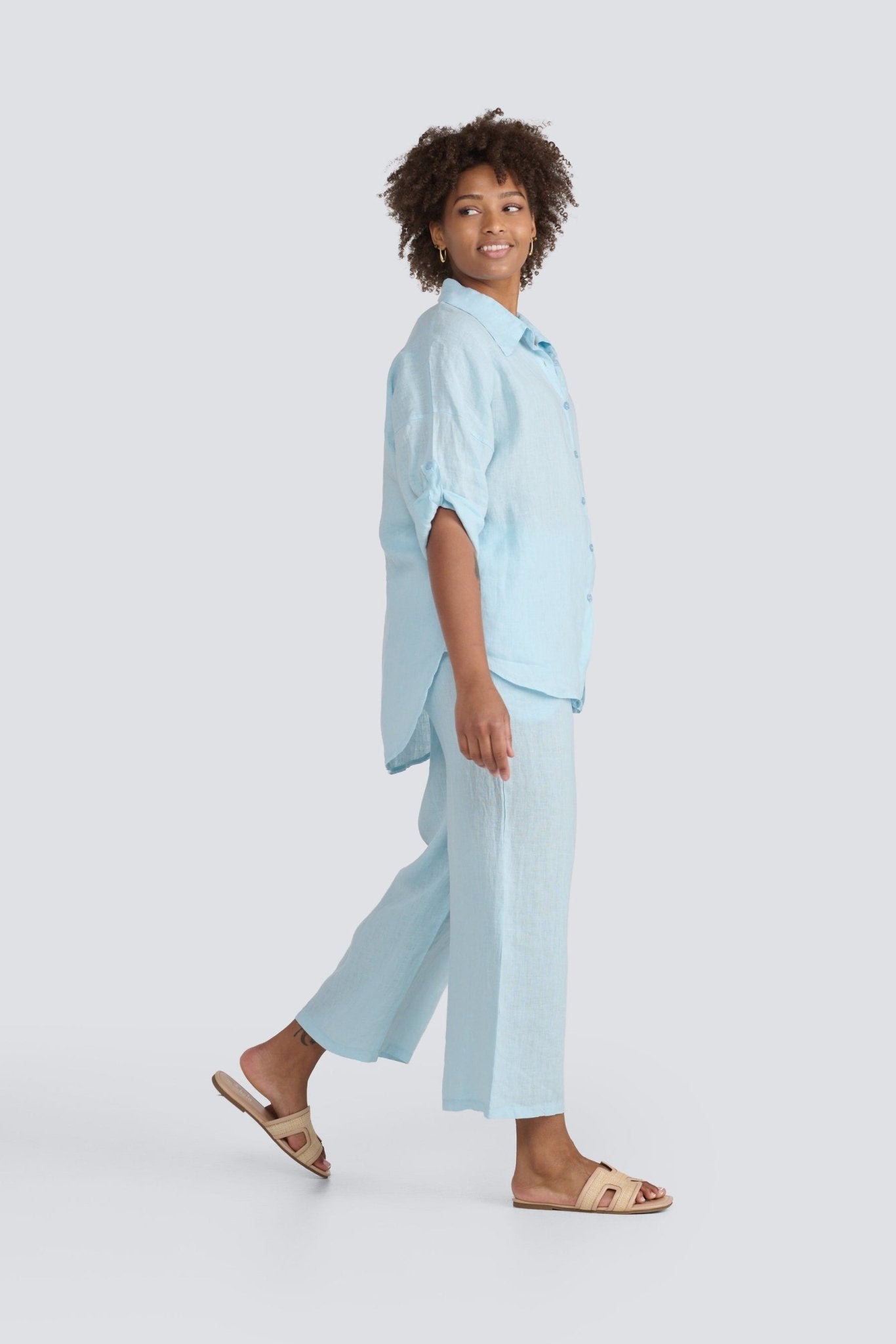Relaxed Linen ShirtPosh Boutique