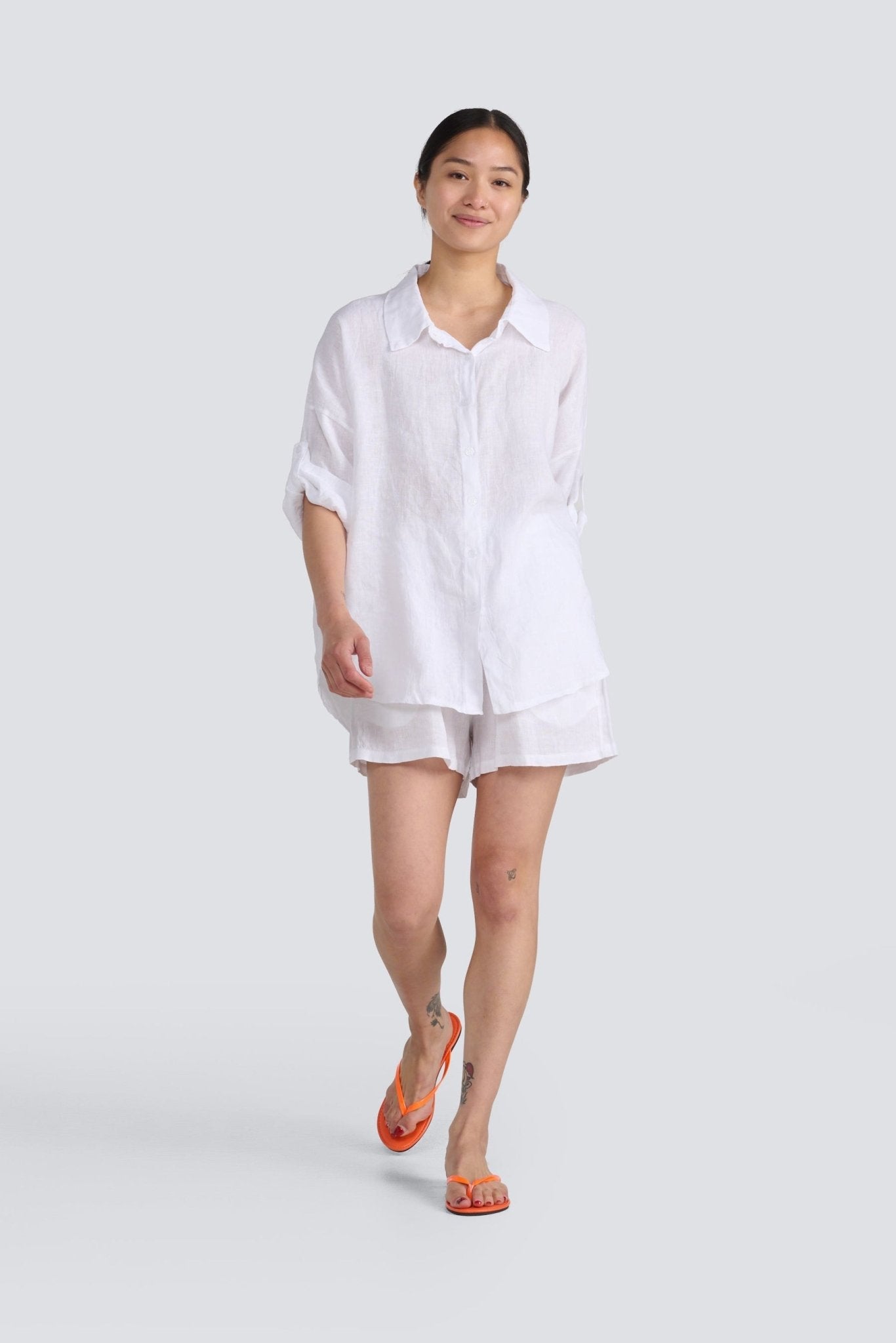 Relaxed Linen ShirtPosh Boutique