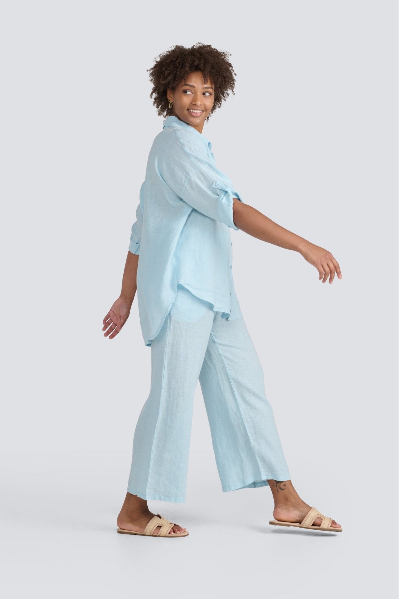 Relaxed Linen ShirtPosh Boutique