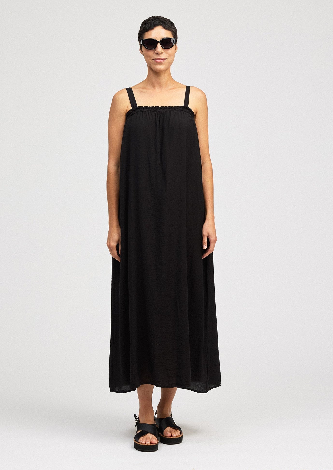 Ruched Maxi DressDressesPosh Boutique