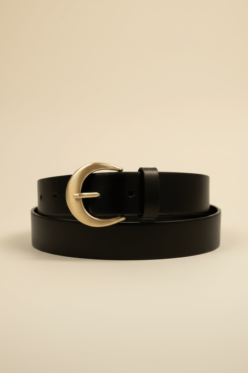 Satin Gold Buckle BeltBeltsPosh Boutique