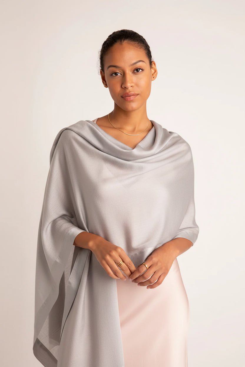 Silver Soirée WrapScarvesPosh Boutique