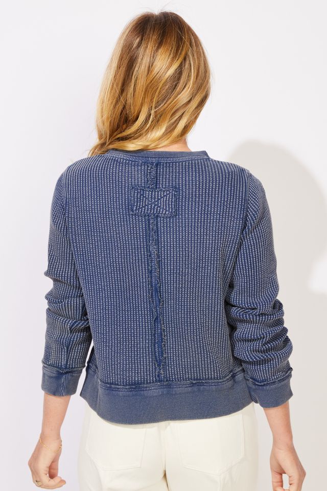 Solitude Seamed CrewTopsPosh Boutique