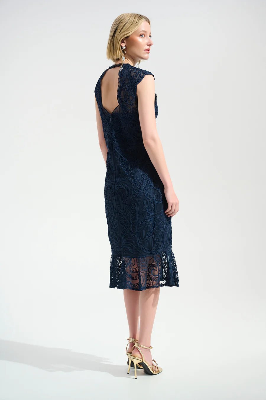 Soutache Trumpet DressDressesPosh Boutique