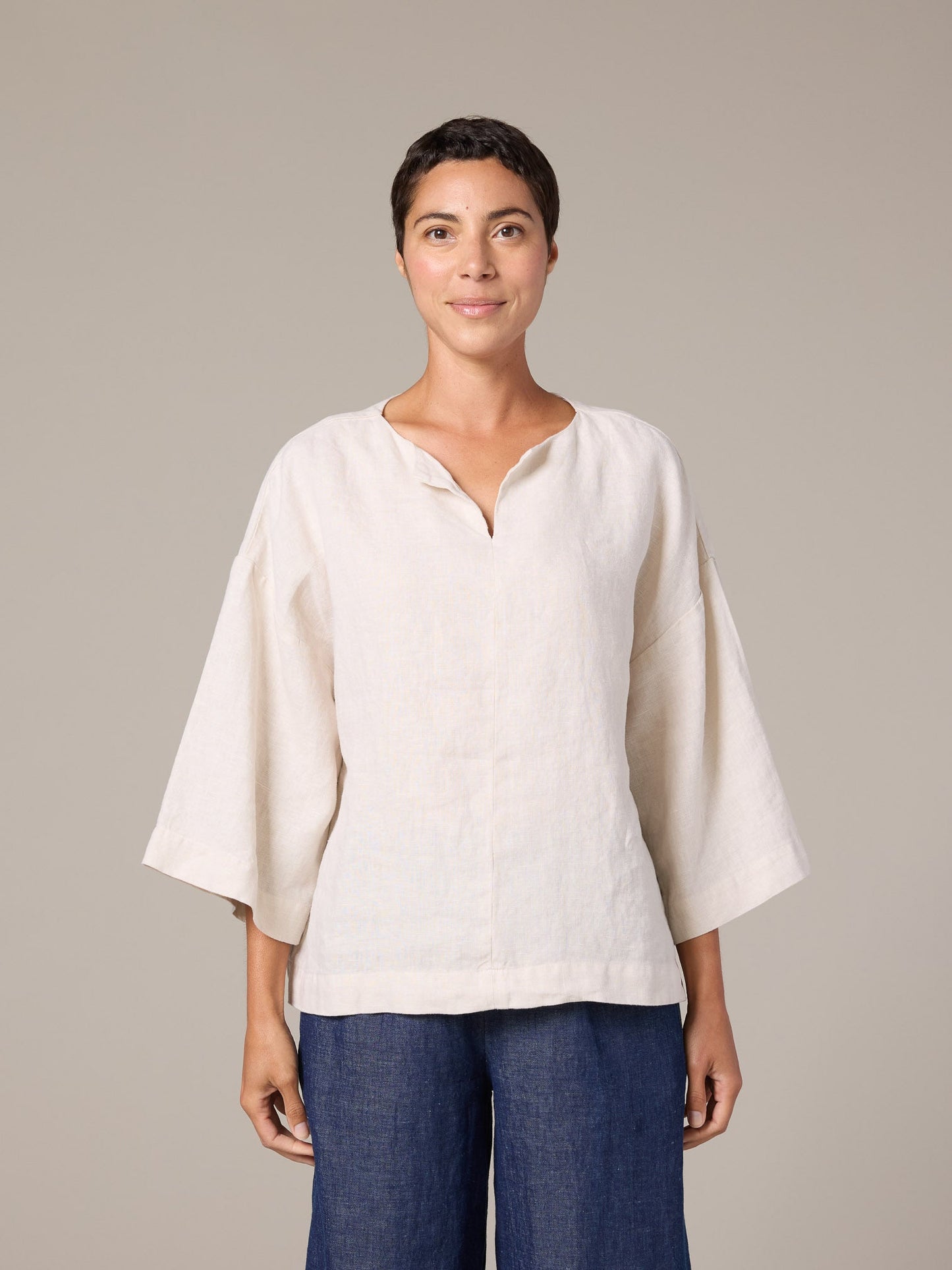 Split Neck TopTopsPosh Boutique
