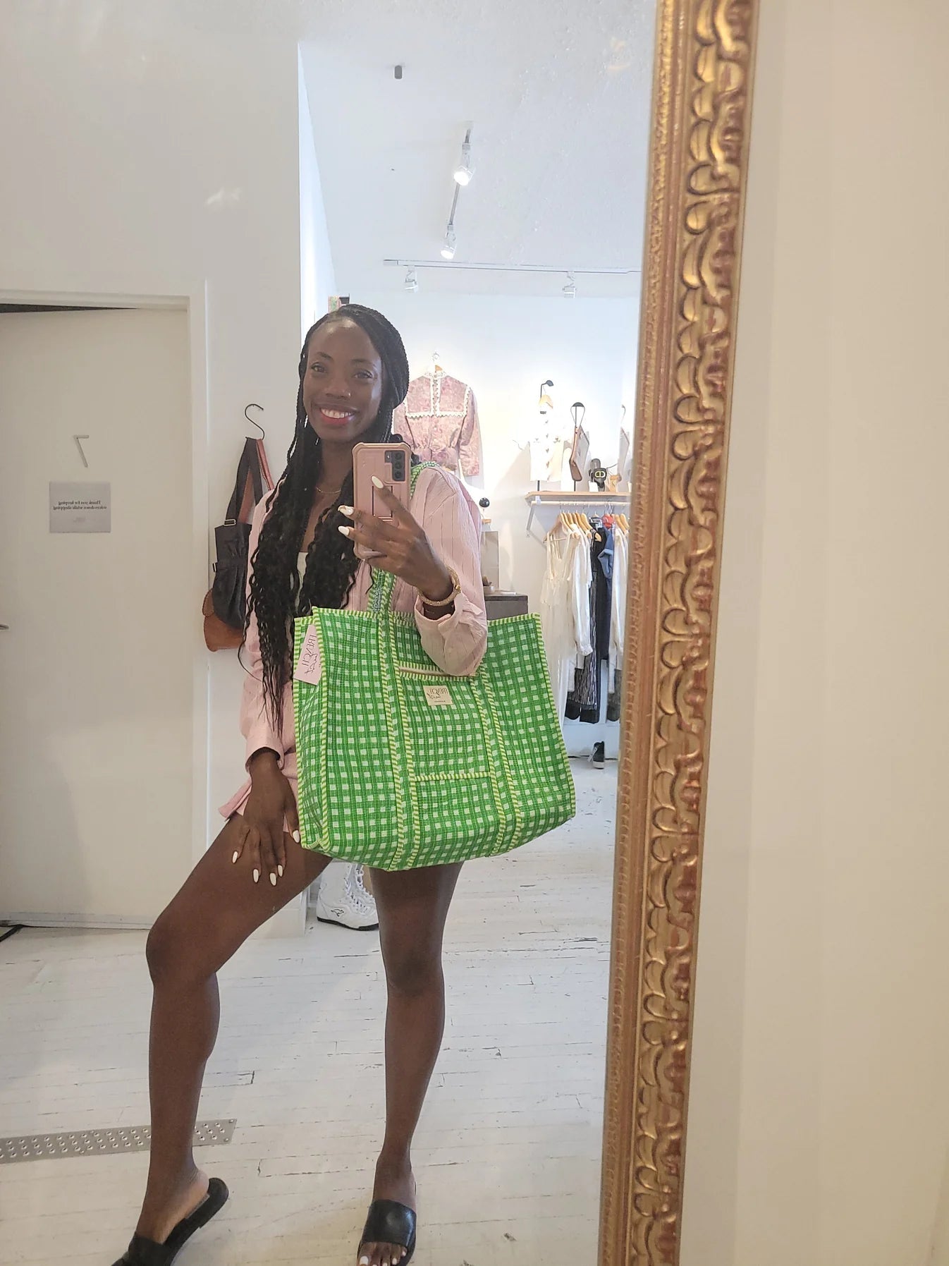The Premium Green Weekend TotePosh Boutique