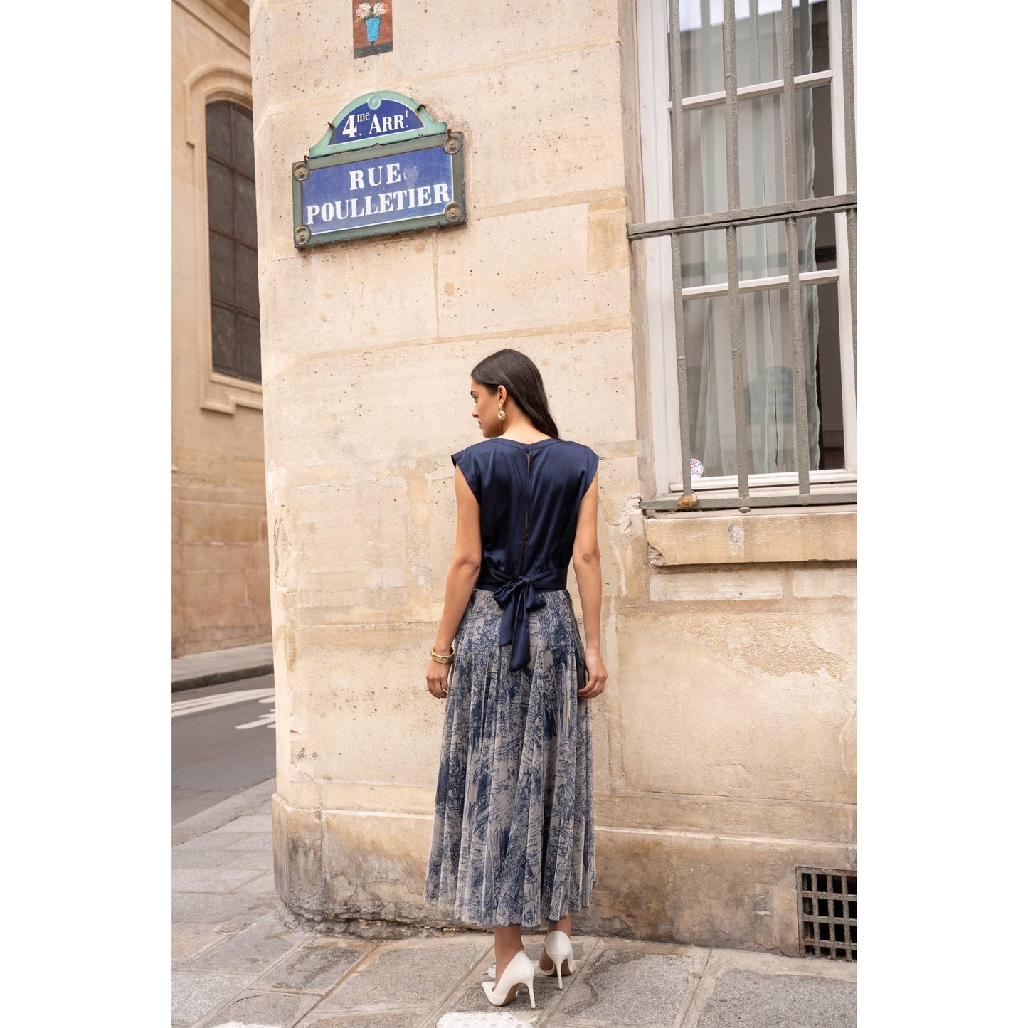 Toile Navy Tulle SkirtSkirtsPosh Boutique