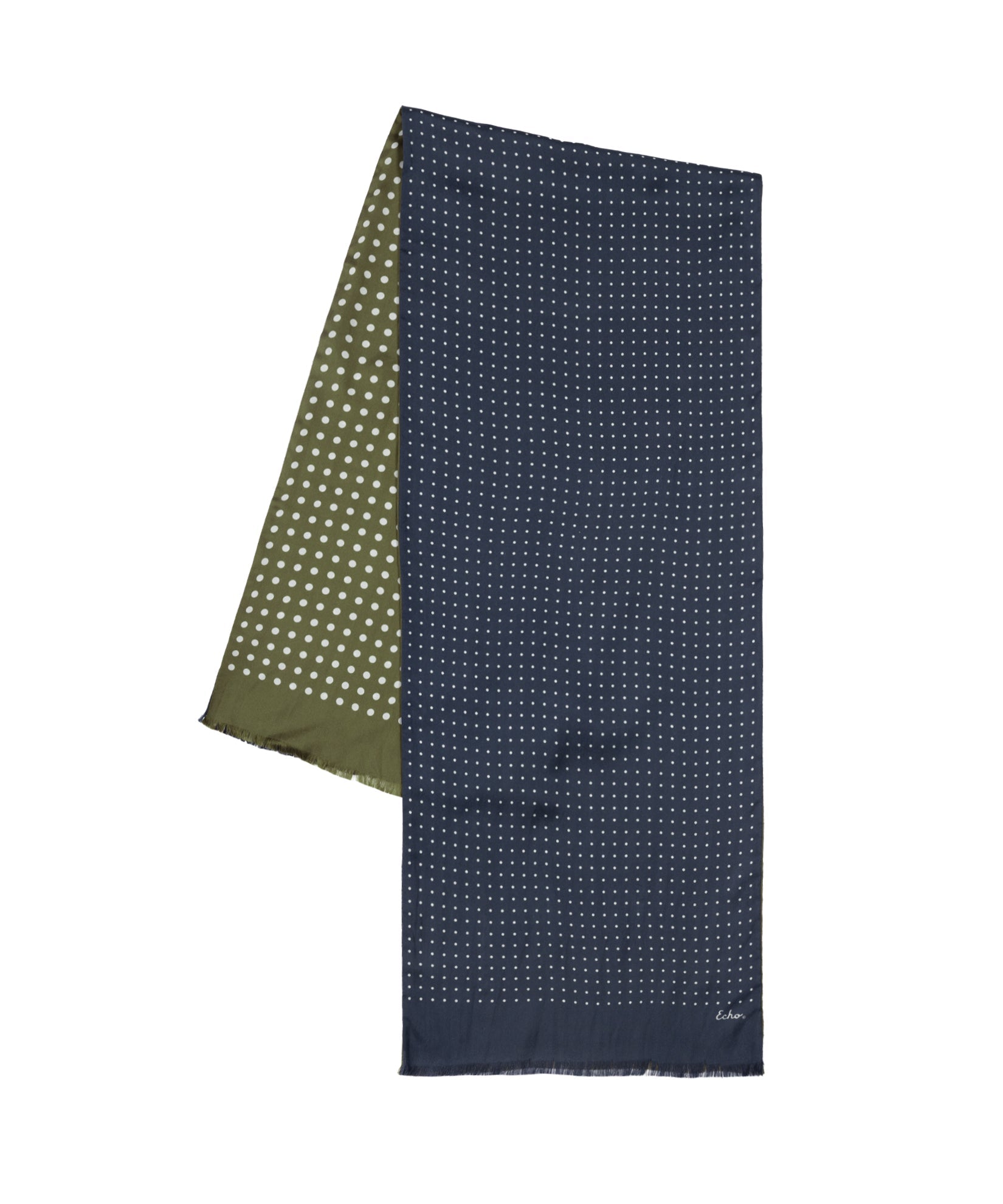 Tubular Silk Dot ScarfPosh Boutique