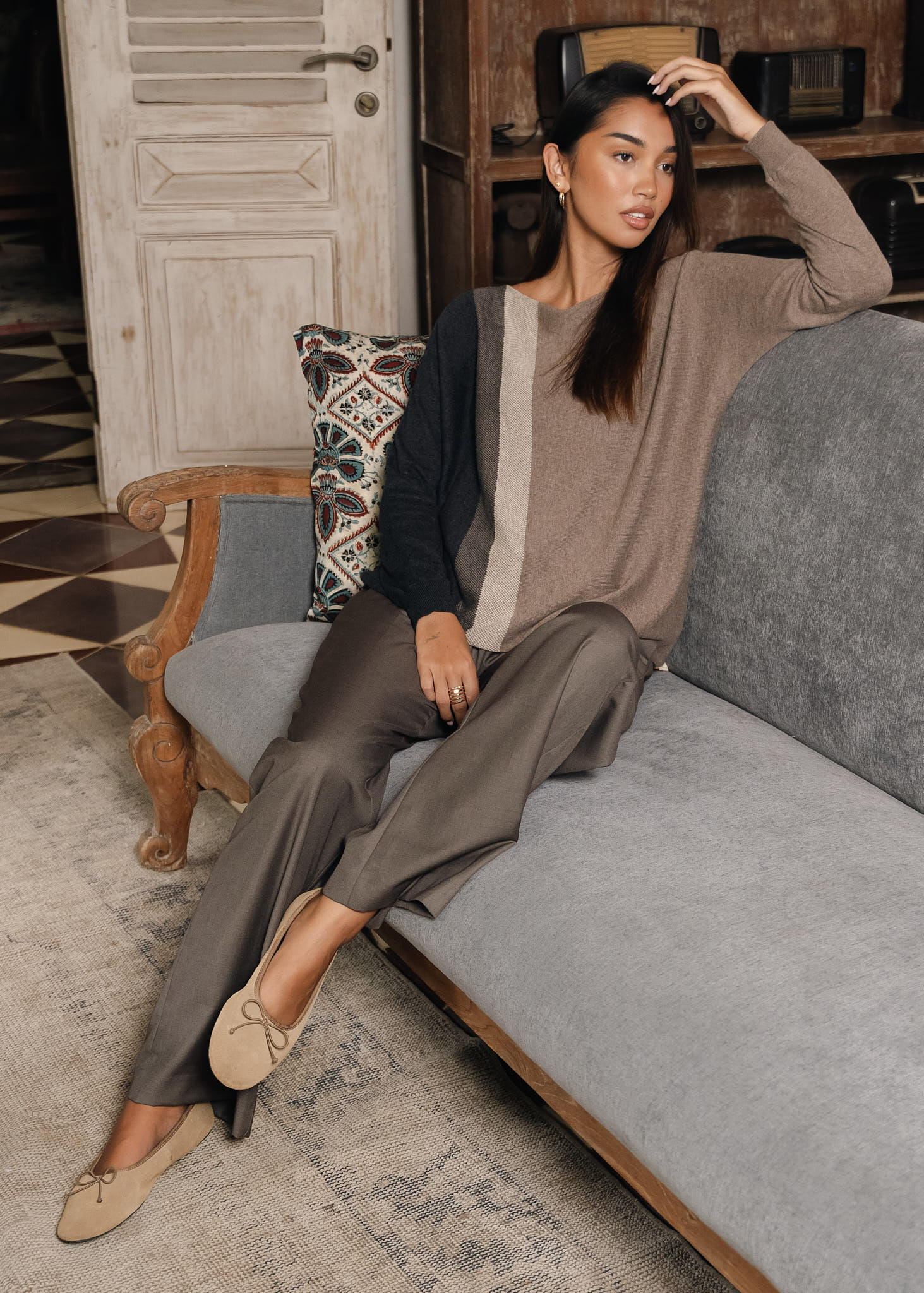 Vertical Line SweaterSweatersPosh Boutique