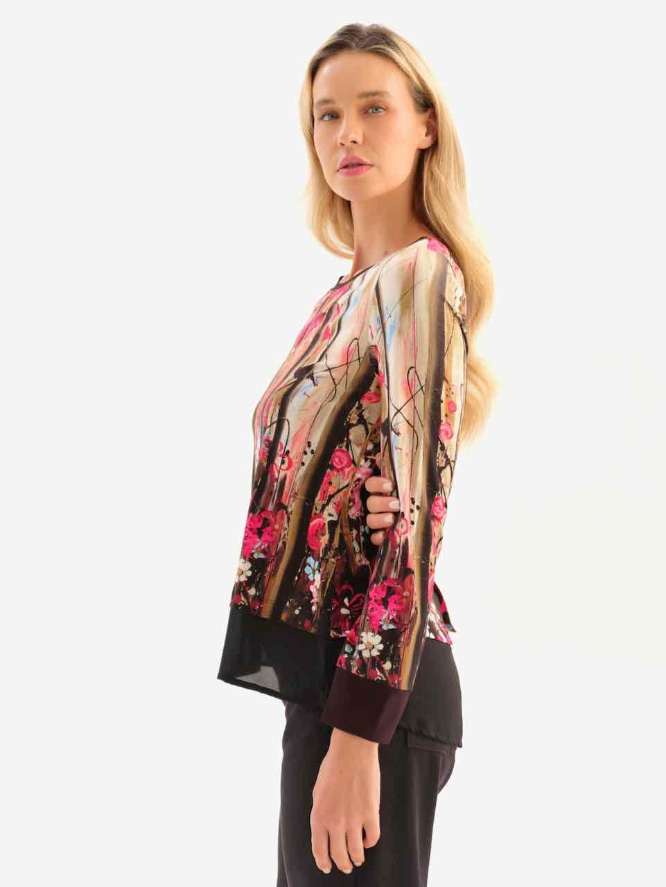 "Wild Forest Rose" BlouseTopsPosh Boutique